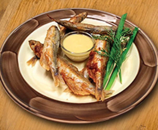 рыбка жареная